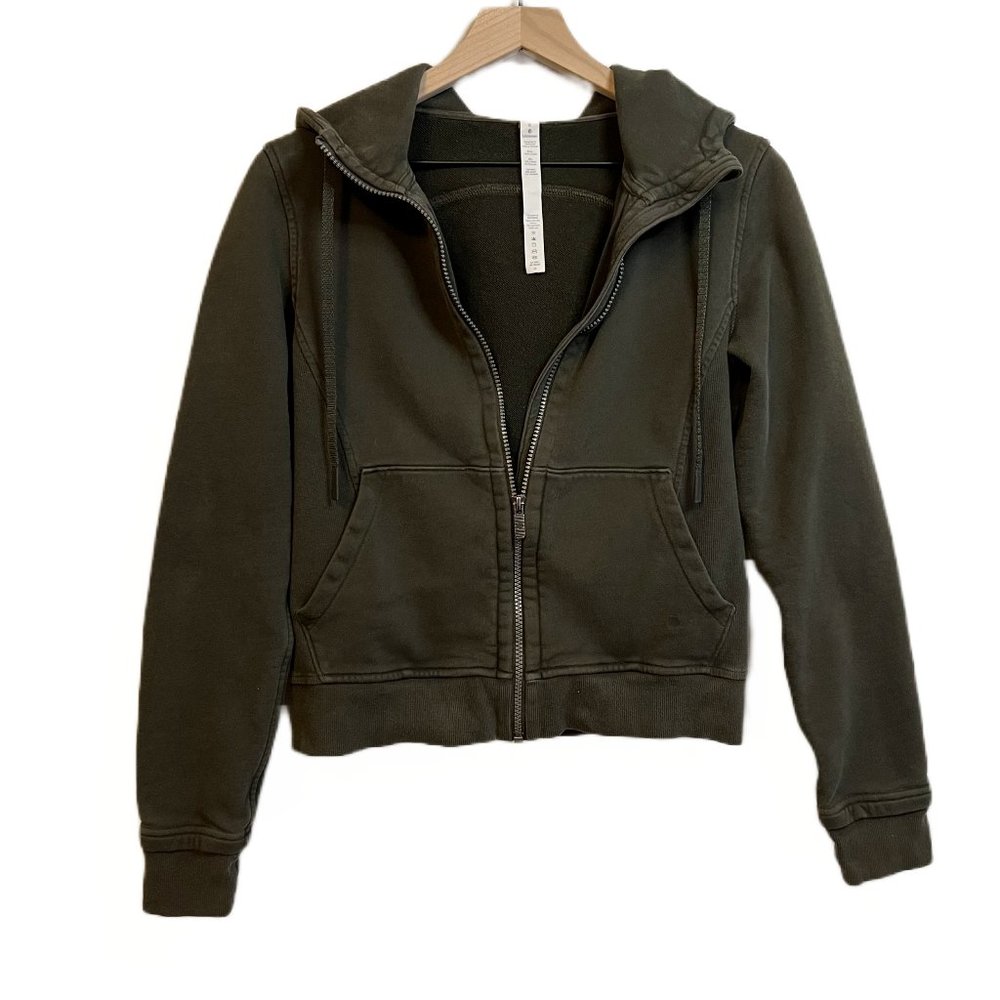 lululemon | Green Zip-Up Sweatshirt